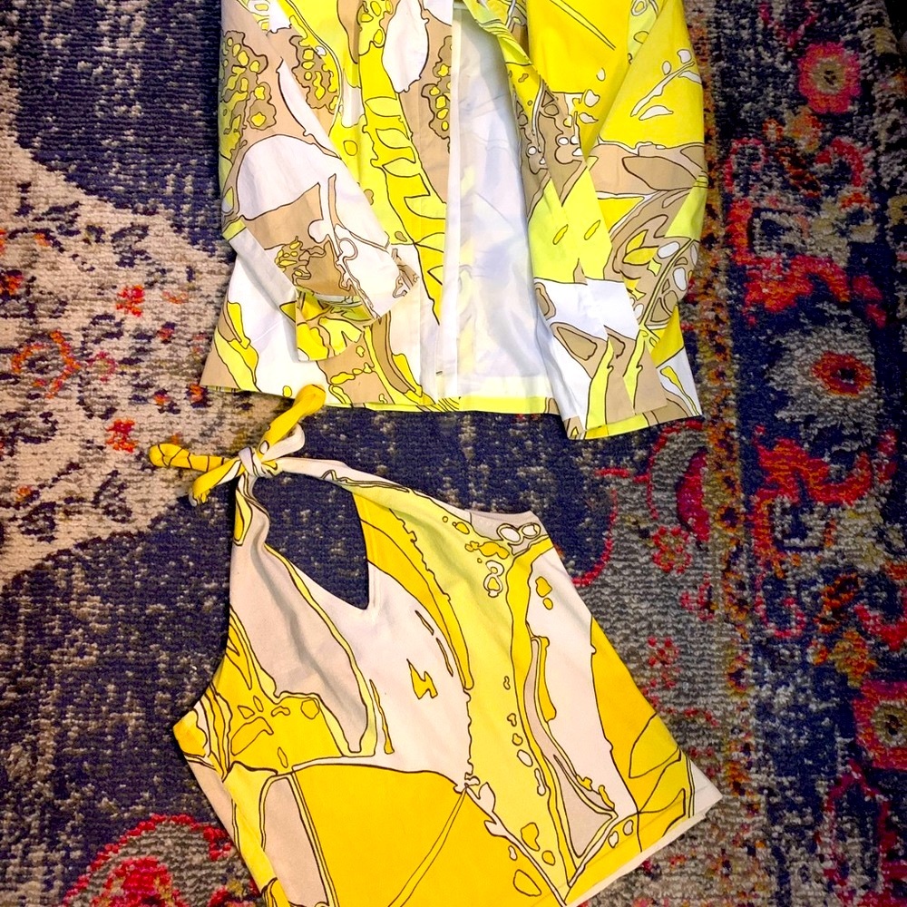 A | Line Jacket &Matching Halter Top. (2 Pieces)J… - image 1